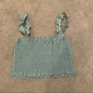 Green Tanktop Croptop